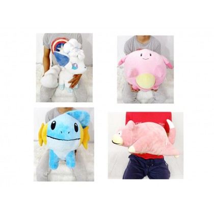{M'SIA STOCK} POKEMON Chansey/Mudkip/Ice Vulpix/Slowpoke SOFTTOYS/PLUSHTOYS/KIDSTOYS 50CM 宝可梦娃娃玩具公仔50厘米 Anak Patung